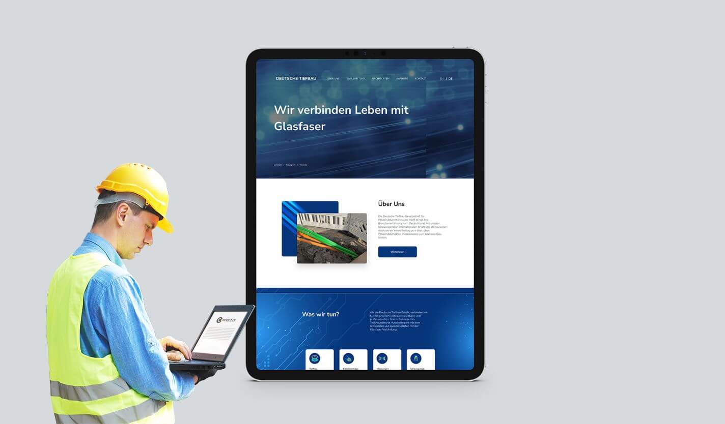 Black Studio Agency Works Deutsche Tiefbau