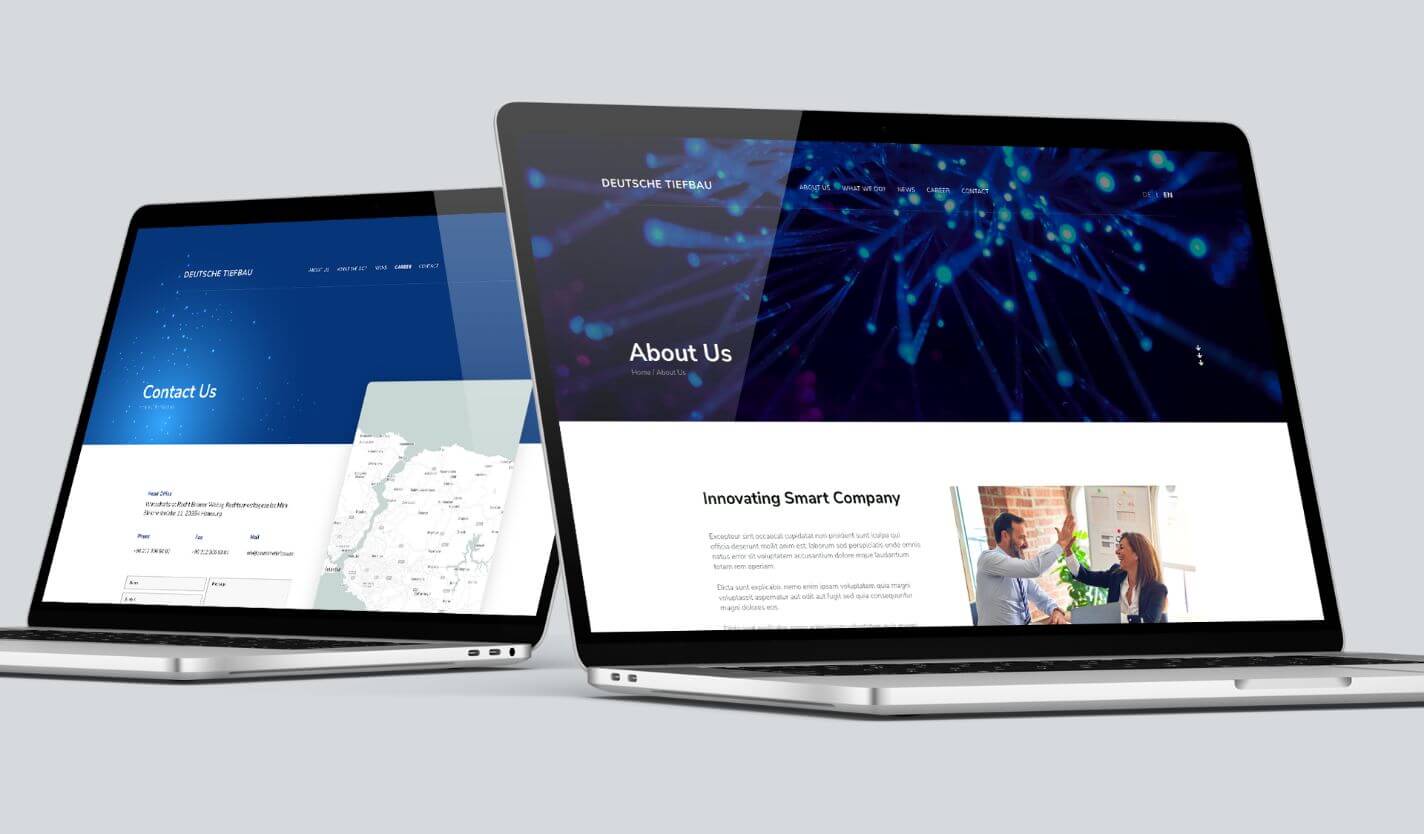 Black Studio Agency Works Deutsche Tiefbau