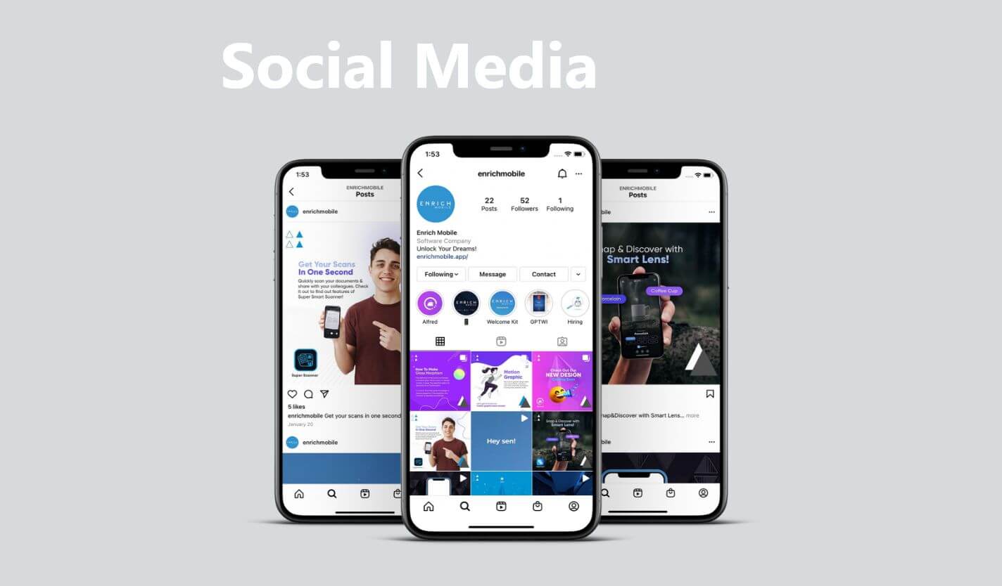 Black Studio Agency Works Enrich Mobile